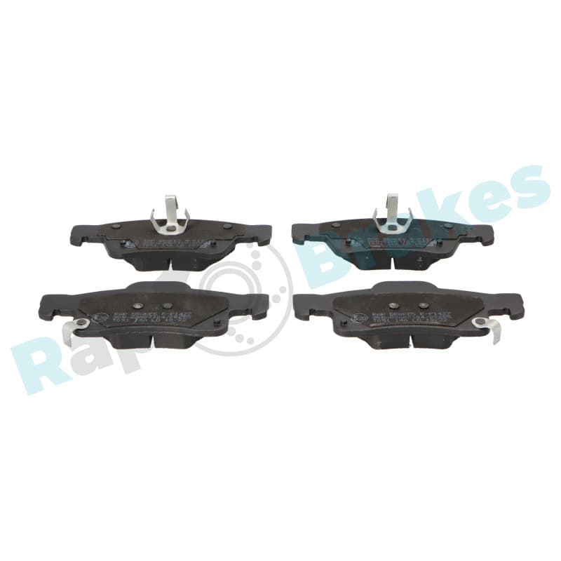 RAPBRAKES stabdžių trinkelių rinkinys, diskinis stabdys R-P1427