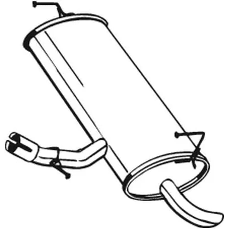 BOSAL galinis duslintuvas 145-201