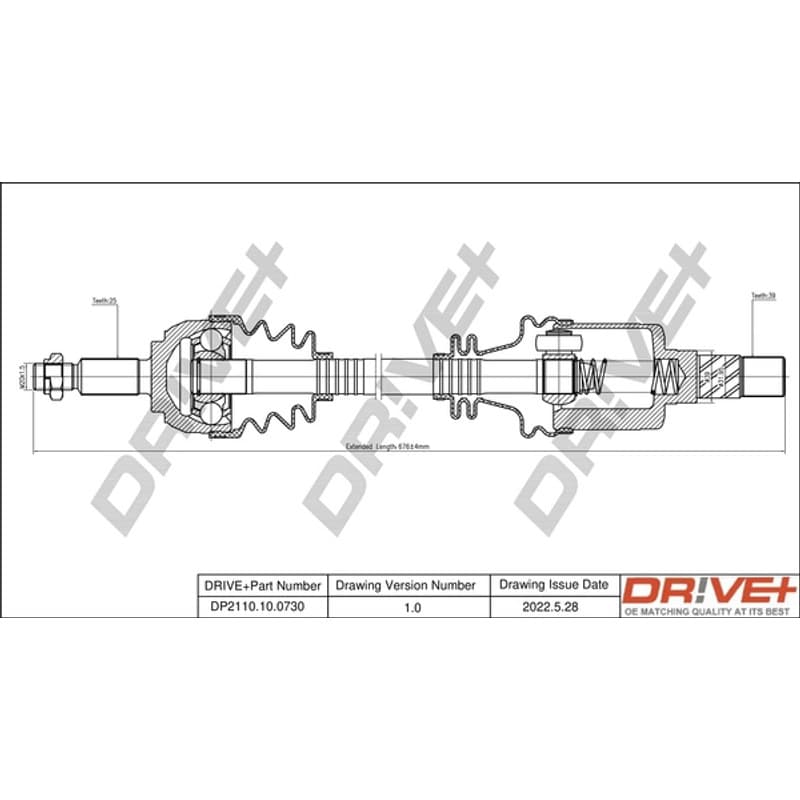 DRVE pusašis DP2110.10.0730
