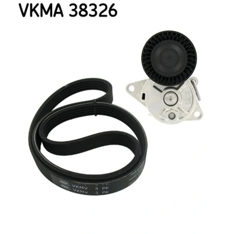 SKF VKMA 38326 V formos rumbuotas diržas, komplektas