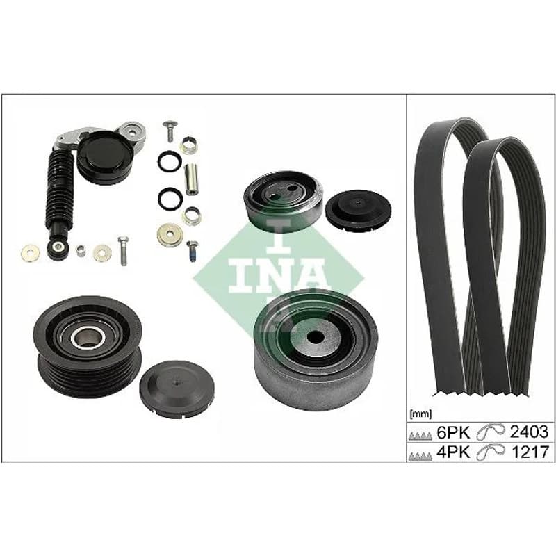 SCHAEFFLERINA V formos rumbuotas diržas, komplektas 529 0424 10