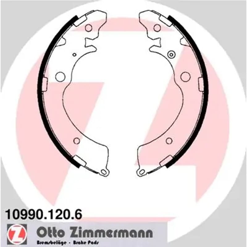 ZIMMERMANN stabdžių trinkelių komplektas 10990.120.6