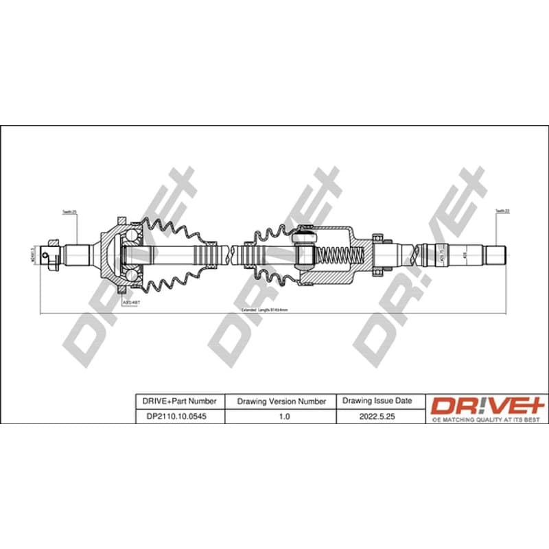 DRVE pusašis DP2110.10.0545