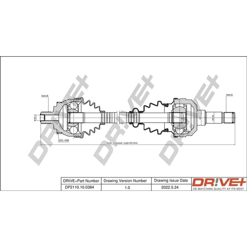 DRVE pusašis DP2110.10.0384