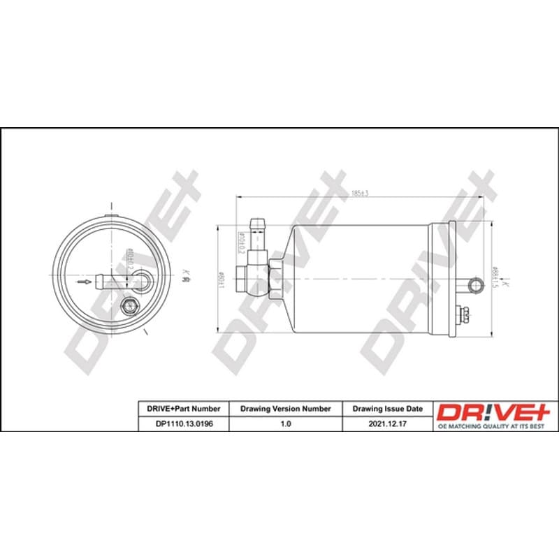 DRVE kuro filtras DP1110.13.0196