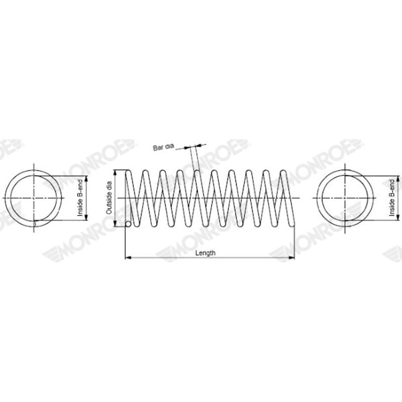 MONROE spyruoklė SP4107