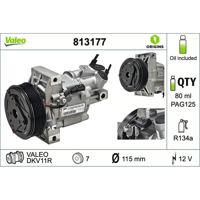 VALEO kompresorius, oro kondicionierius 813177