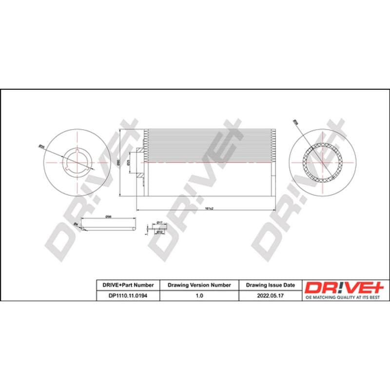 DRVE alyvos filtras DP1110.11.0194