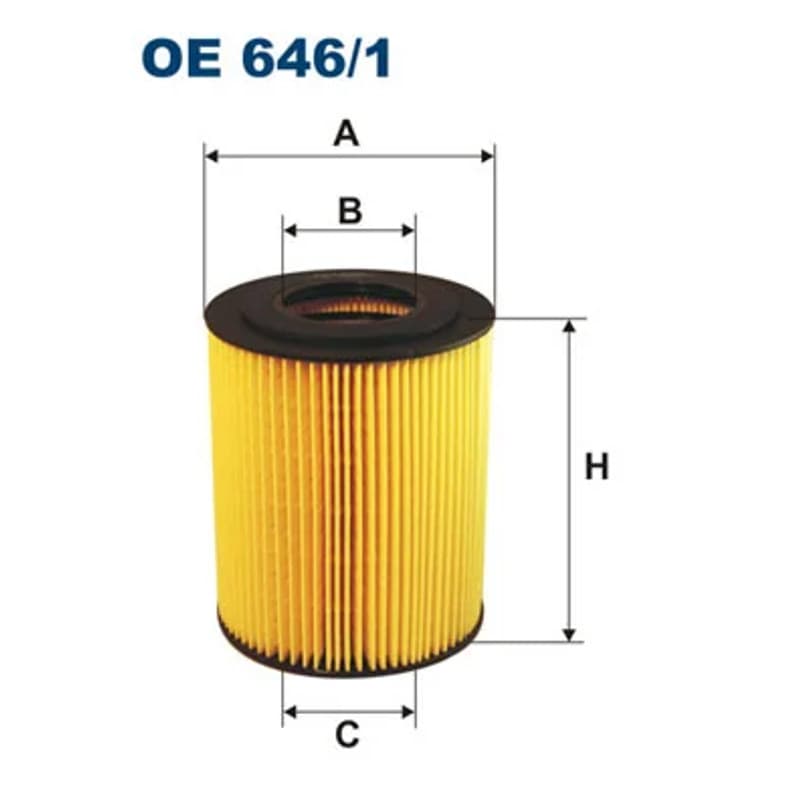 FILTRON alyvos filtras OE 646/1