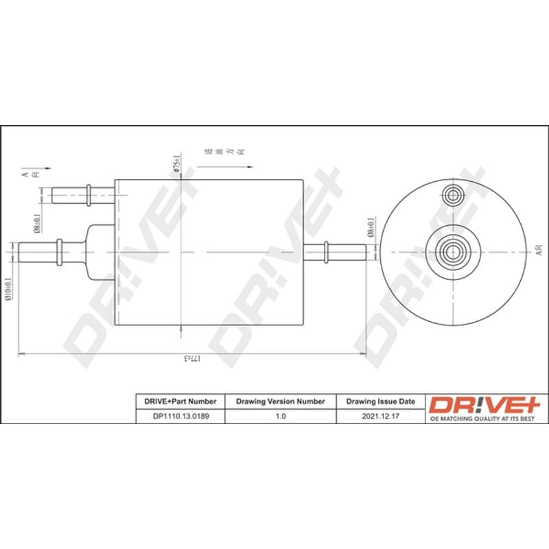 DRVE kuro filtras DP1110.13.0189