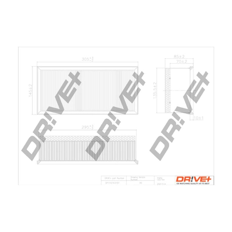 DRVE oro filtras DP1110.10.0197