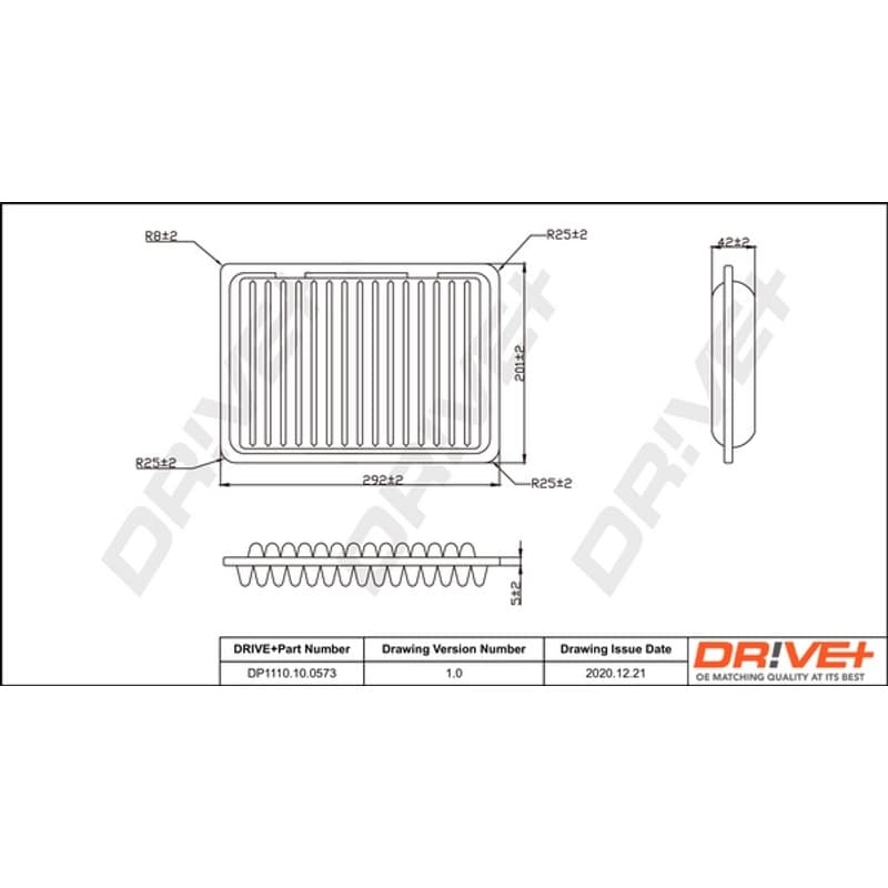 DRVE oro filtras DP1110.10.0573