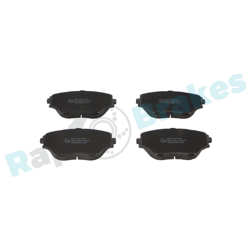 RAPBRAKES R-P1055 stabdžių trinkelių rinkinys, diskinis stabdys