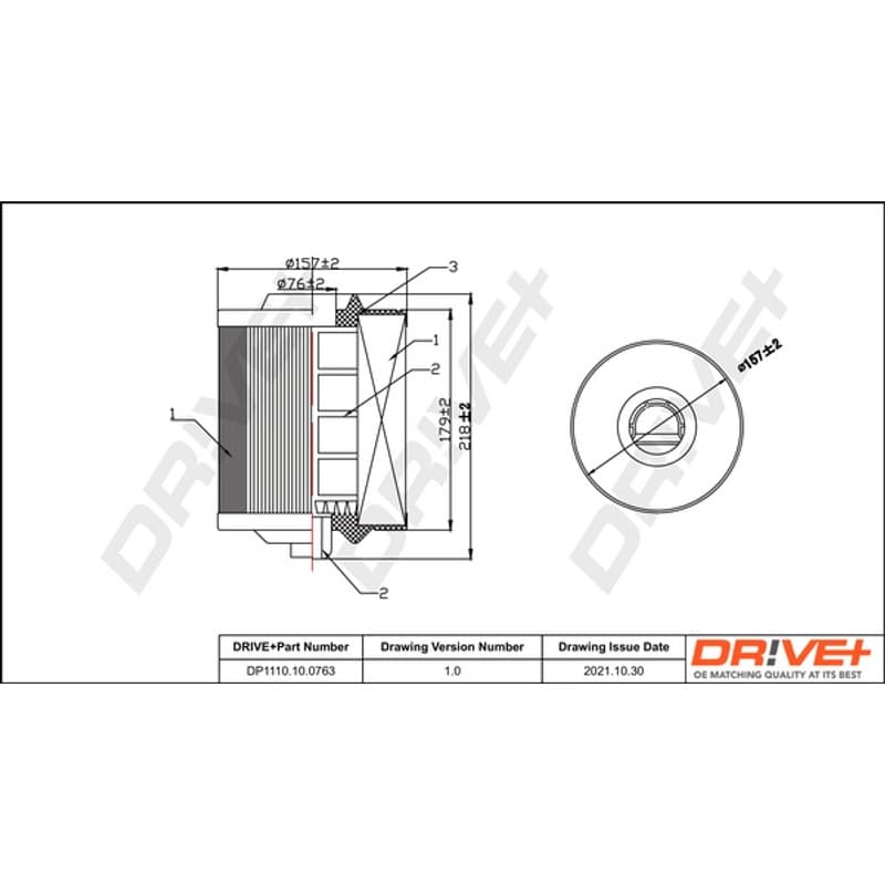 DRVE oro filtras DP1110.10.0763