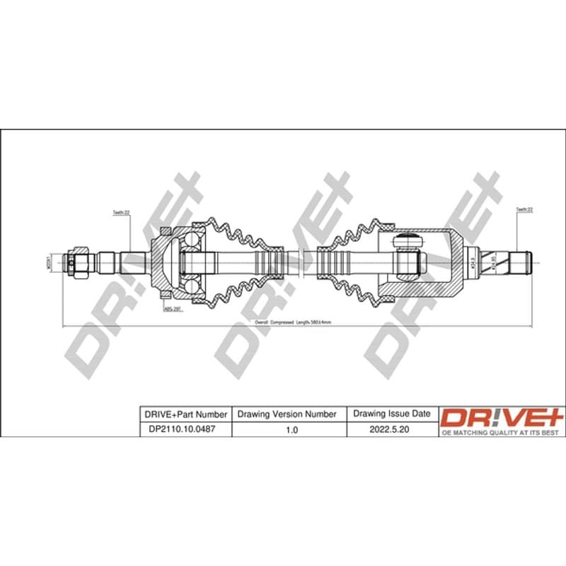 DRVE pusašis DP2110.10.0487