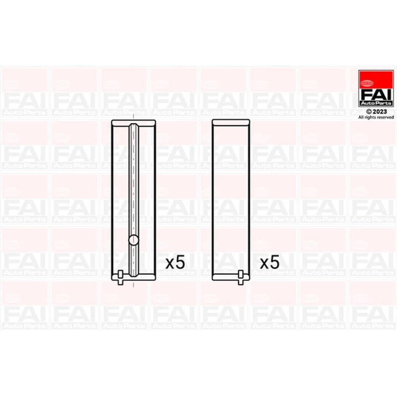 FAIAUTOPARTS pagrindiniai guoliai, alkūninis velenas BM1150-STD