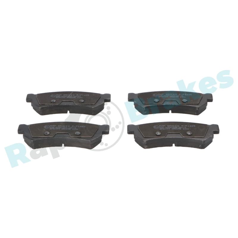 RAPBRAKES stabdžių trinkelių rinkinys, diskinis stabdys R-P1425