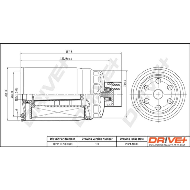 DRVE kuro filtras DP1110.13.0309