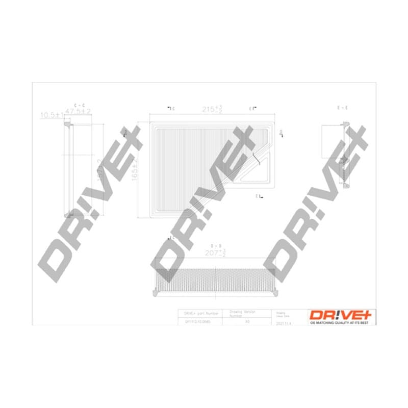 DRVE oro filtras DP1110.10.0685