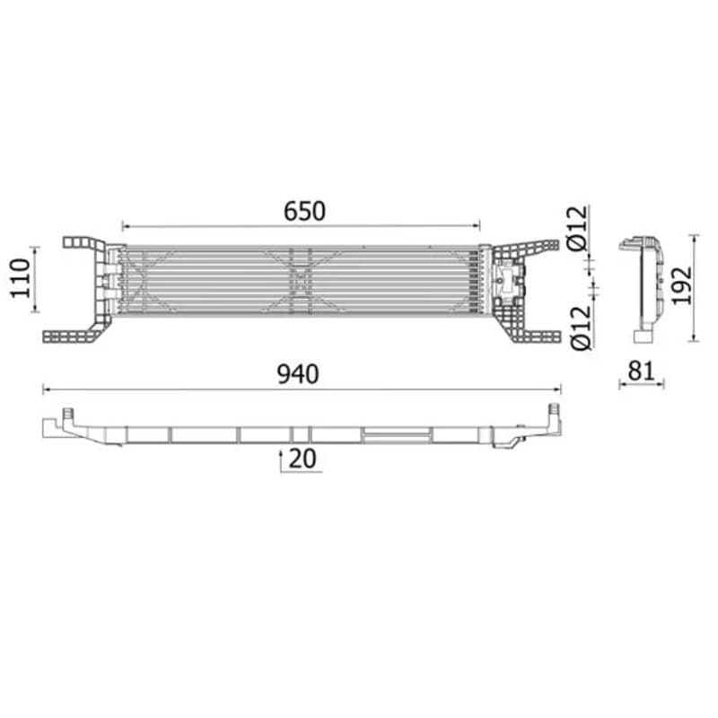 MAHLE CLC 324 000P alyvos aušintuvas, automatinė transmisija
