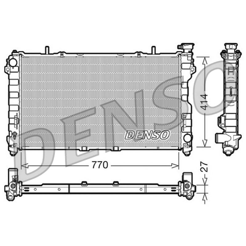 DENSO radiatorius, variklio aušinimas DRM06011