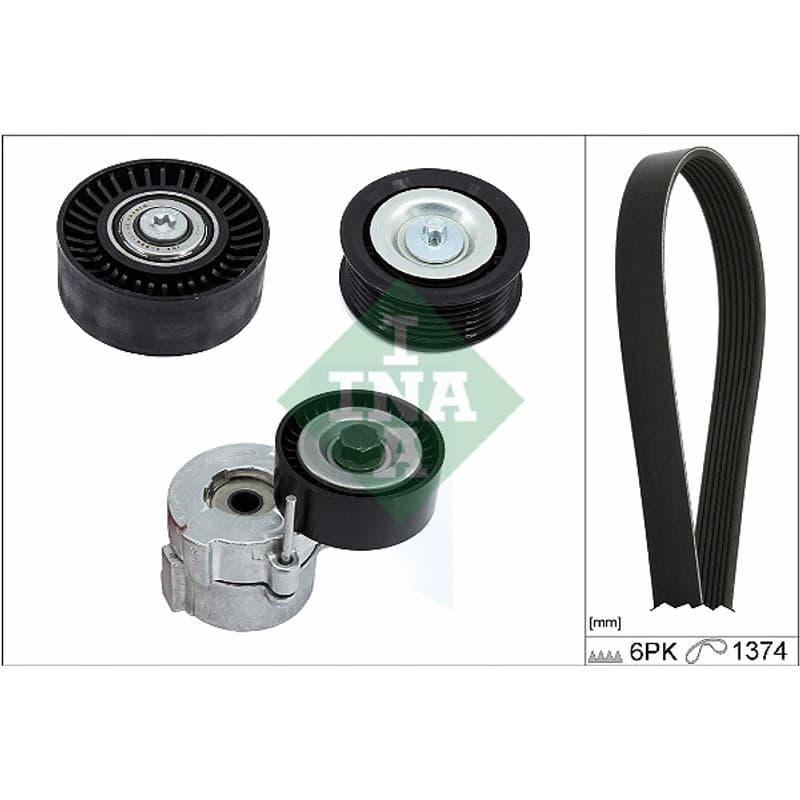 SCHAEFFLERINA V formos rumbuotas diržas, komplektas 529 0417 10