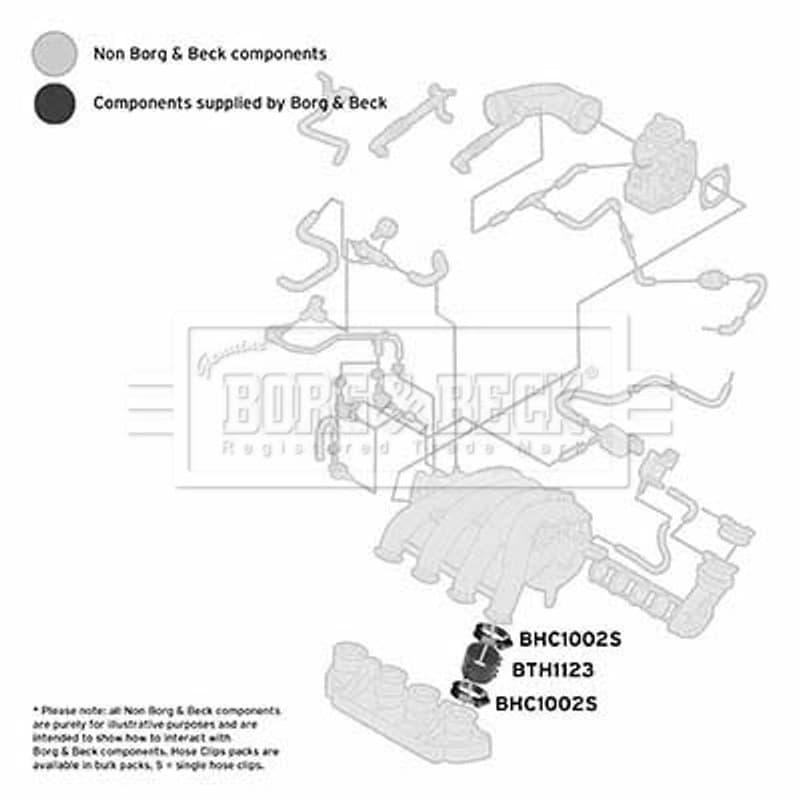 BORGBECK kompresoriaus padavimo žarna BTH1123