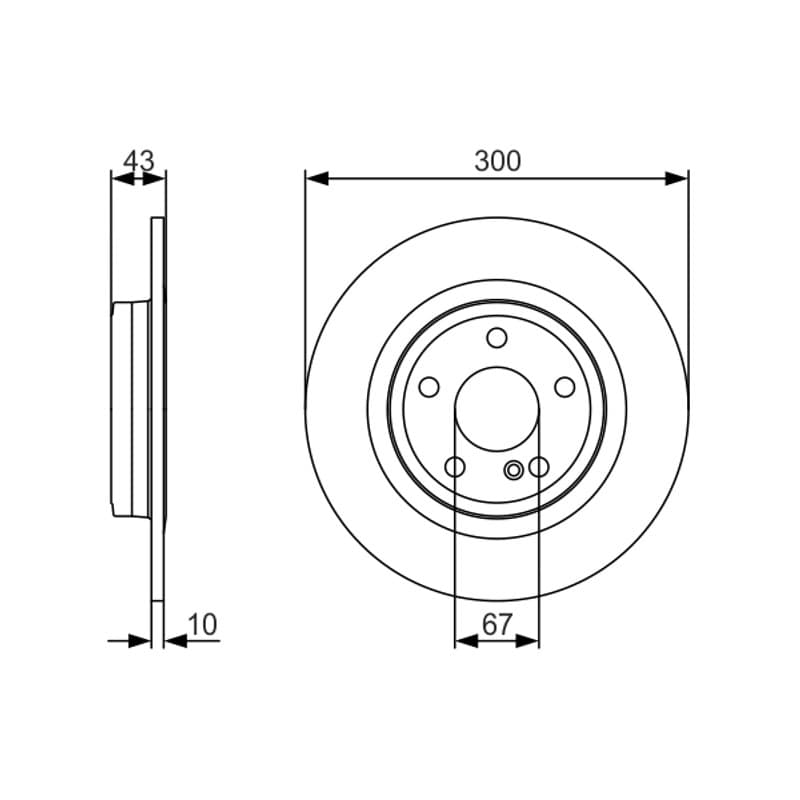 BOSCH 0 986 479 A38 stabdžių diskas