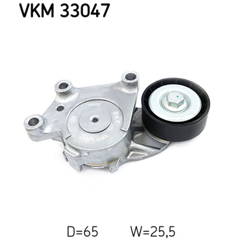 SKF VKM 33047 diržo įtempiklis, V formos rumbuotas diržas