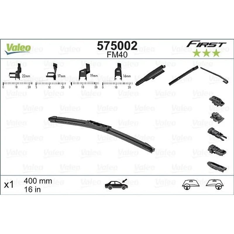 VALEO 575002 valytuvai