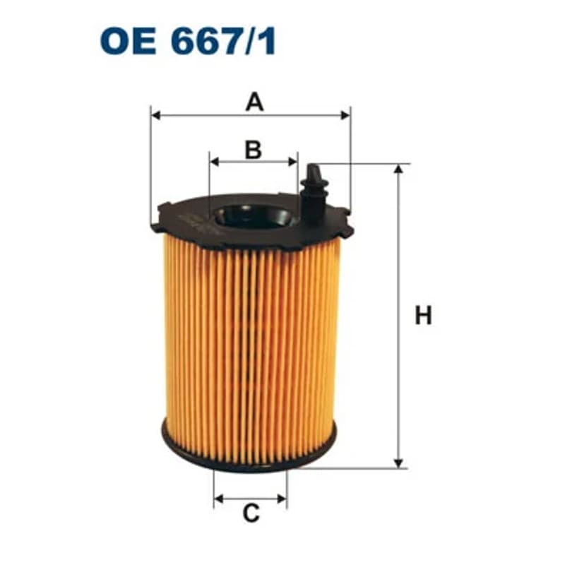 FILTRON Alyvos filtras OE 667/1