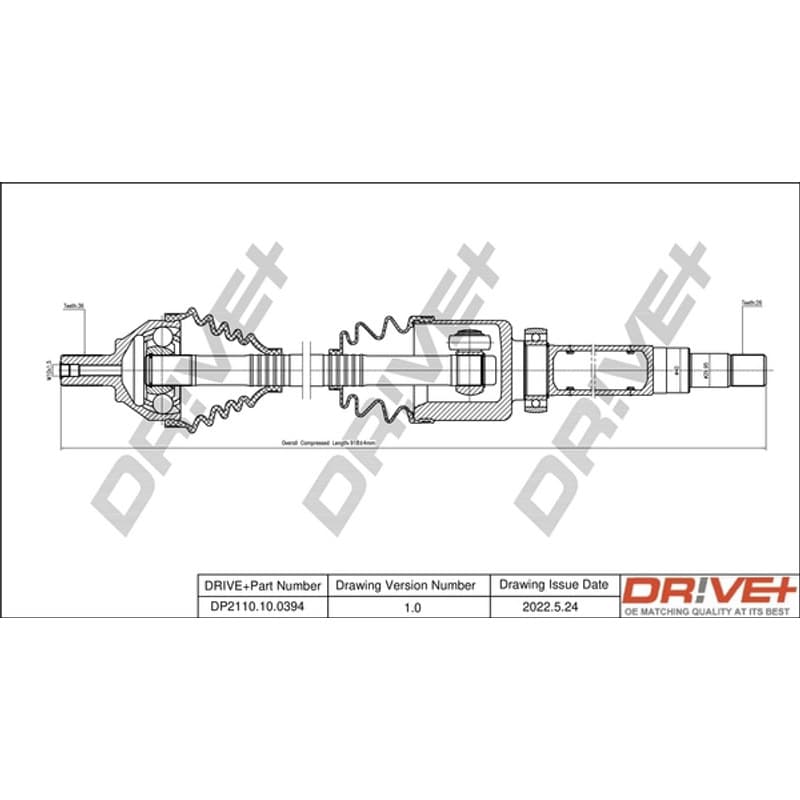 DRVE pusašis DP2110.10.0394