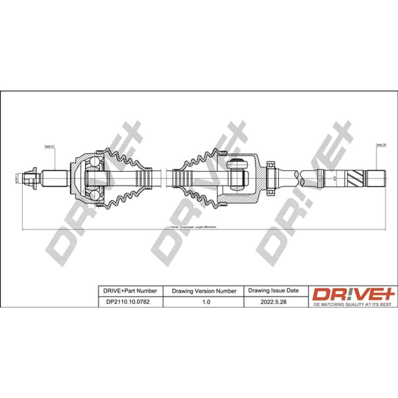 DRVE pusašis DP2110.10.0782