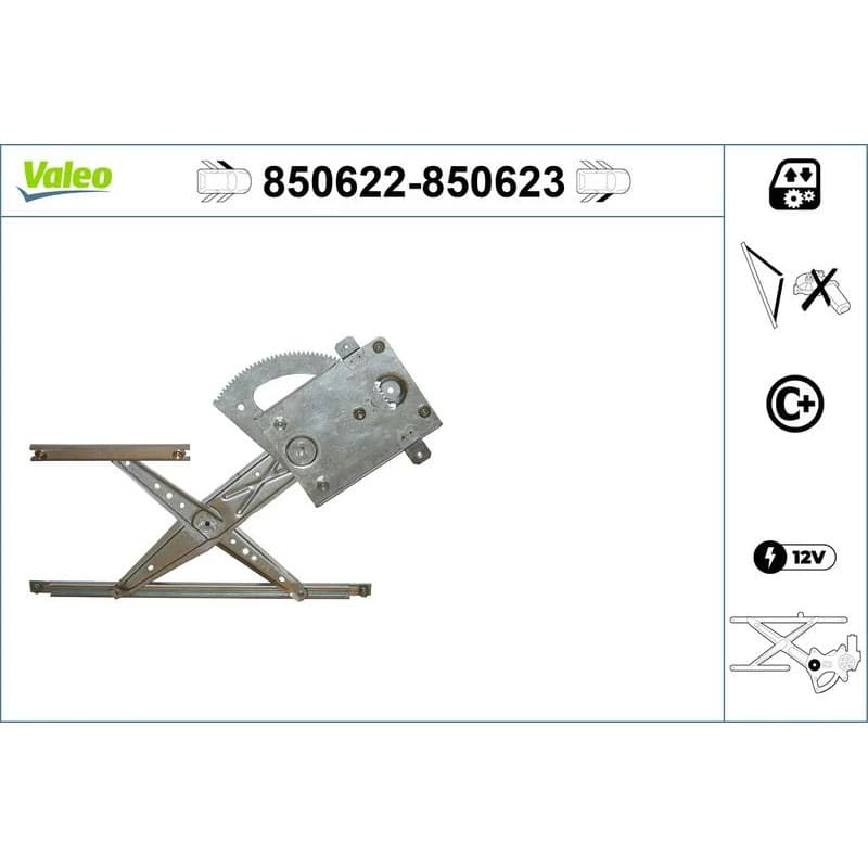 VALEO lango pakėliklis 850623