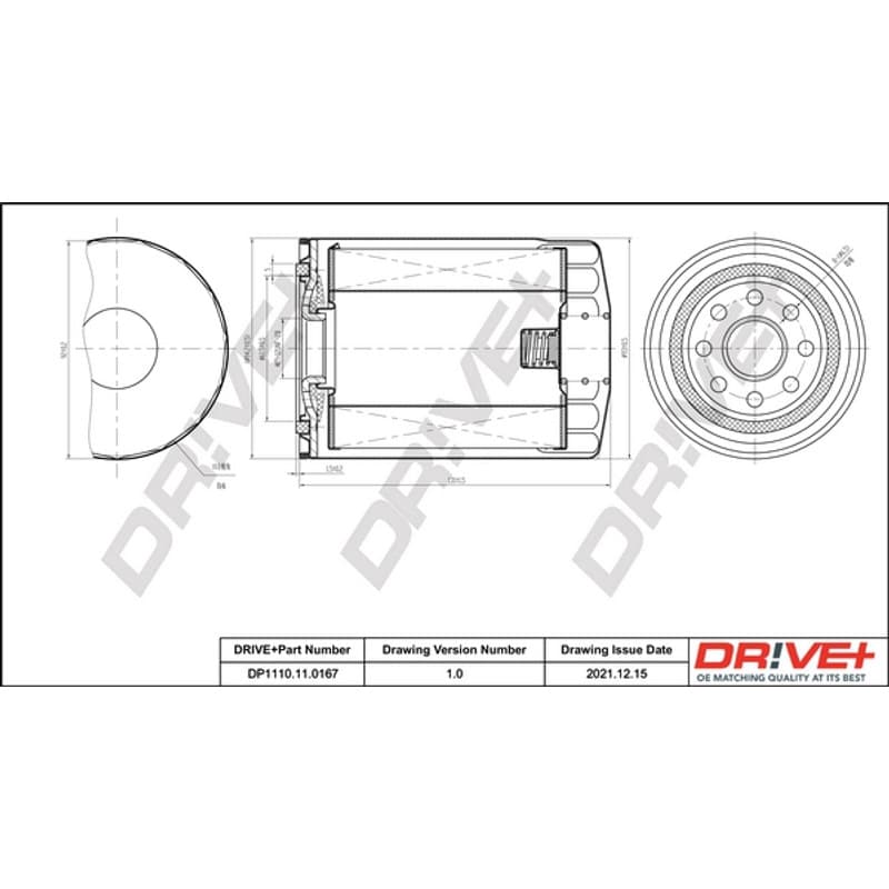 DRVE alyvos filtras DP1110.11.0167