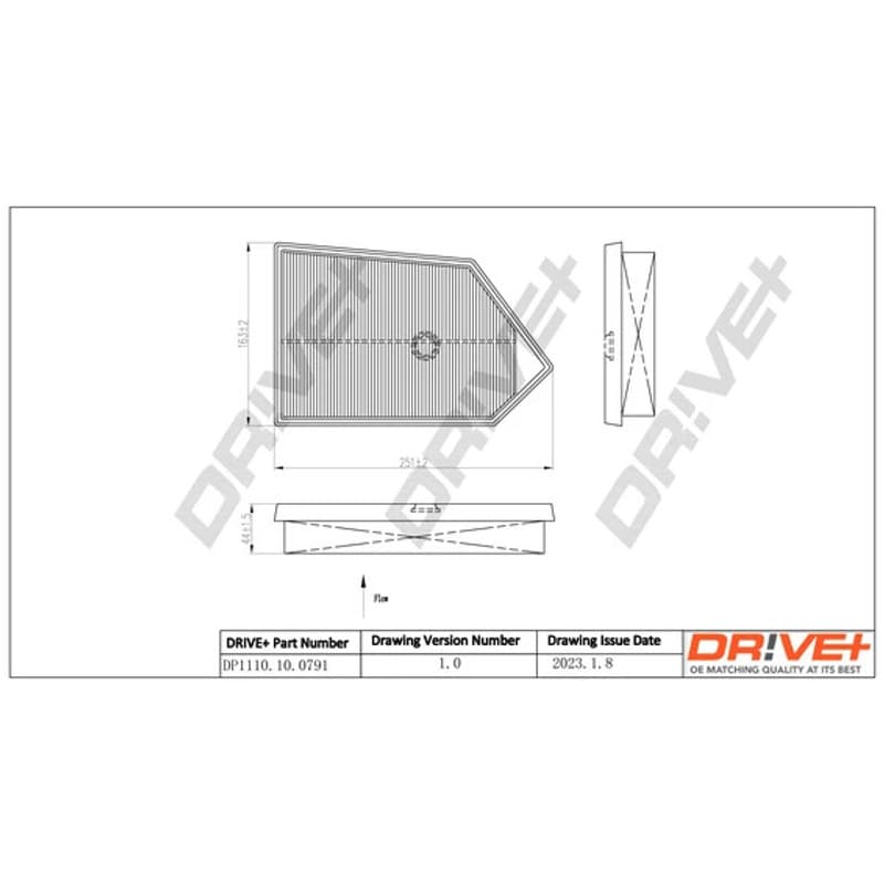 DRVE oro filtras DP1110.10.0791