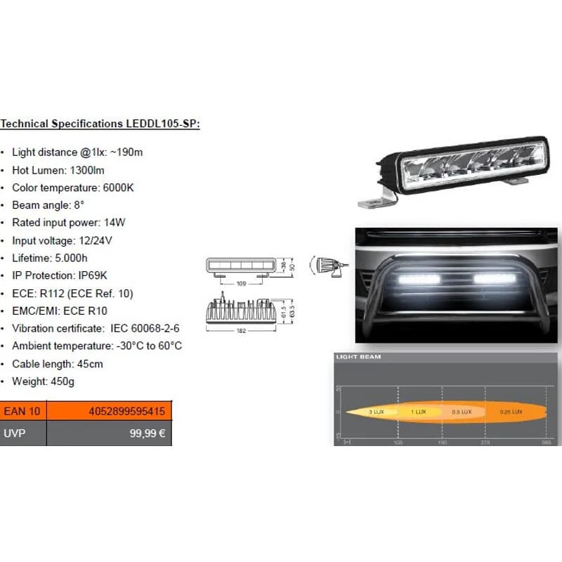 OSRAM prožektorius LEDDL105-SP