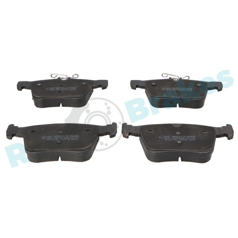 RAPBRAKES stabdžių trinkelių rinkinys, diskinis stabdys R-P0802