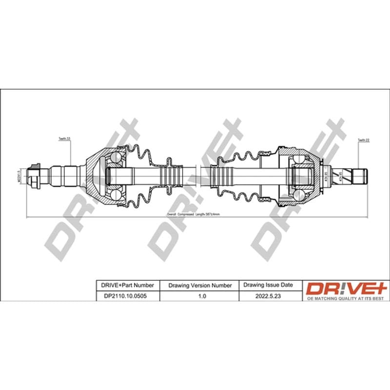 DRVE pusašis DP2110.10.0505