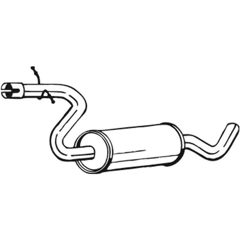 BOSAL vidurinis duslintuvas 233-805