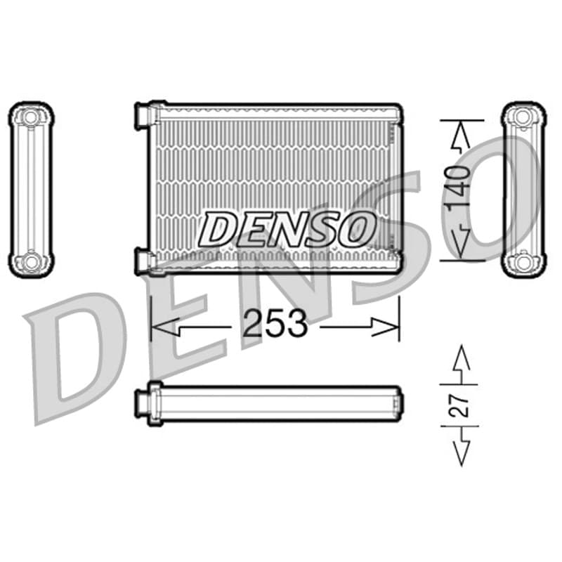 DENSO šilumokaitis, salono šildymas DRR05005