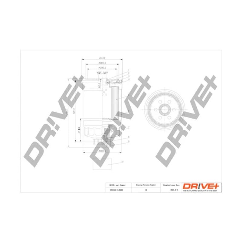 DRVE kuro filtras DP1110.13.0262