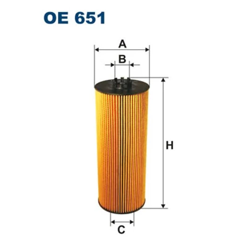 FILTRON Alyvos filtras OE 651