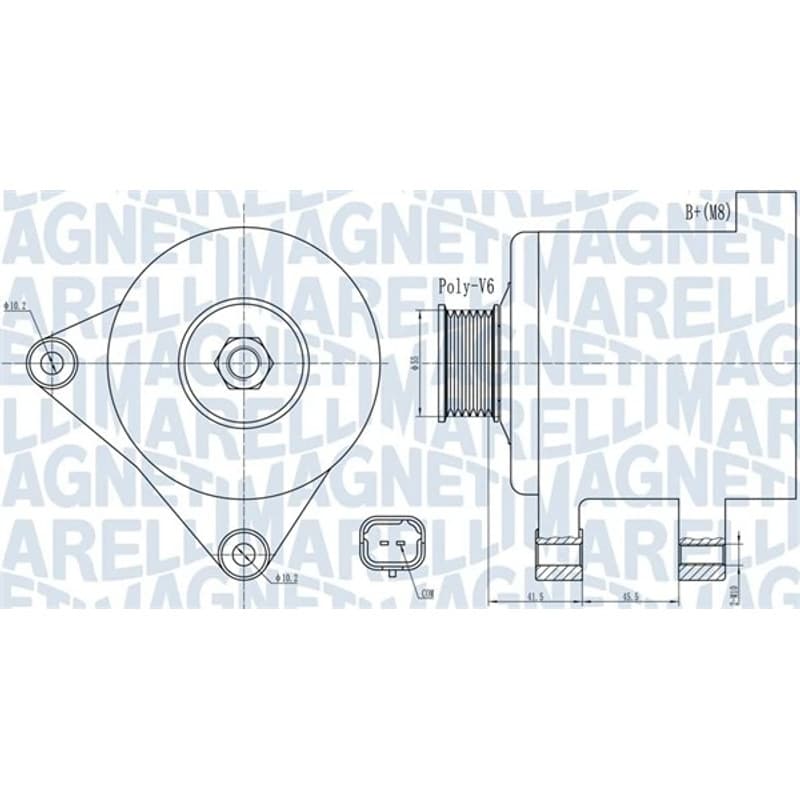 MAGNETIMARELLI kintamosios srovės generatorius 063732015010