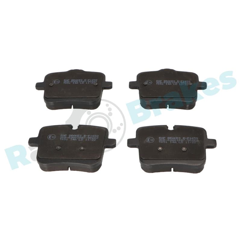 RAPBRAKES stabdžių trinkelių rinkinys, diskinis stabdys R-P1659