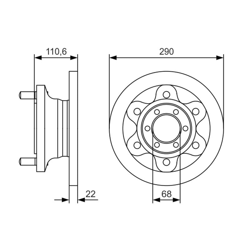 BOSCH 0 986 479 S95 stabdžių diskas