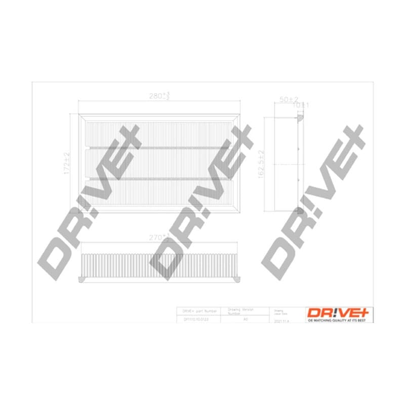 DRVE oro filtras DP1110.10.0123