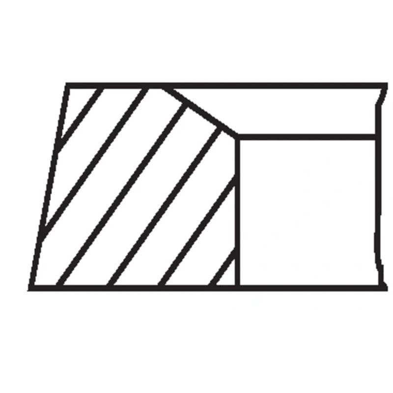 MAHLE 503 08 N0 stūmoklio žiedų komplektas
