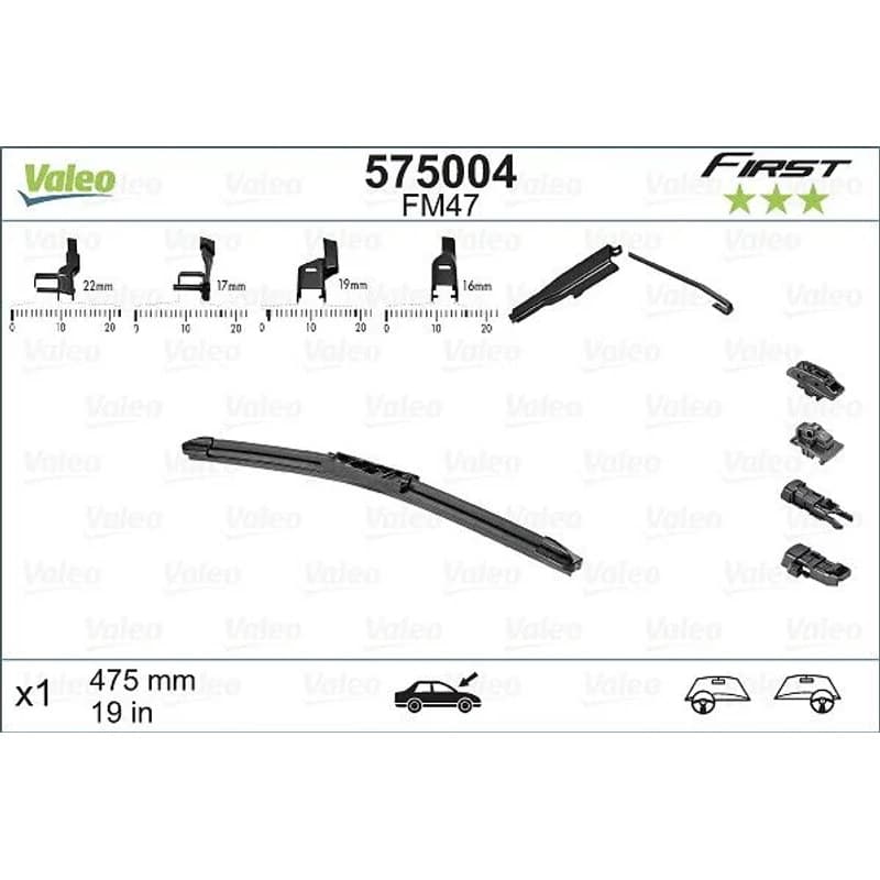 VALEO 575004 valytuvai