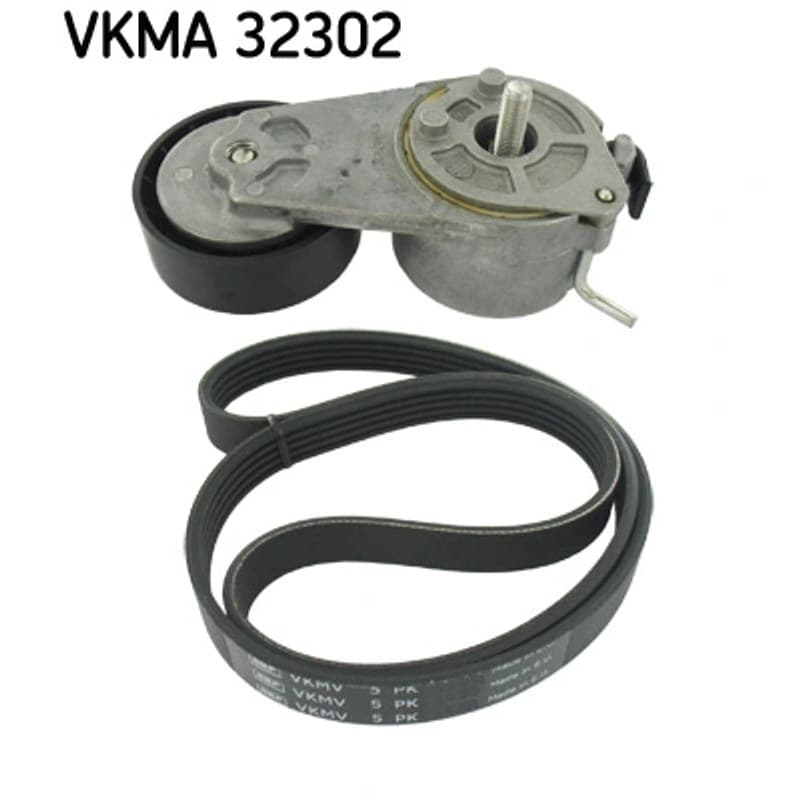 SKF VKMA 32302 V formos rumbuotas diržas, komplektas